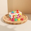 Lego colorful wooden-shaped classified building block toy car 180g Specification image